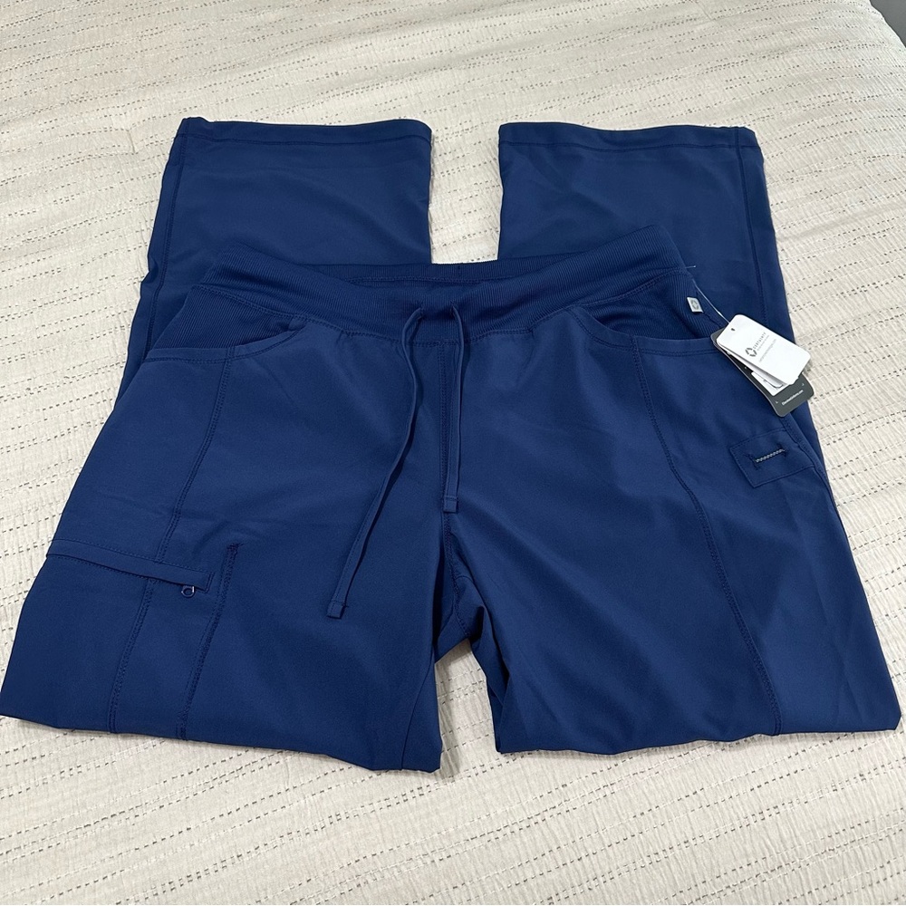 Navy Straight Leg Women's Scrub Pants